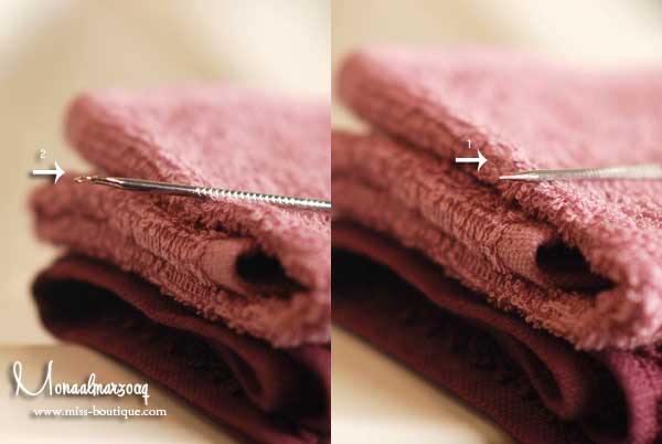 ازالة الرؤوس السوداء بالآداة  المعدنية