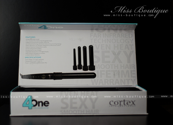 سلسلة أسرار عارضات الازياء (جهاز كورتكس 4 في 1 ) لشعر مموج وكيرلي